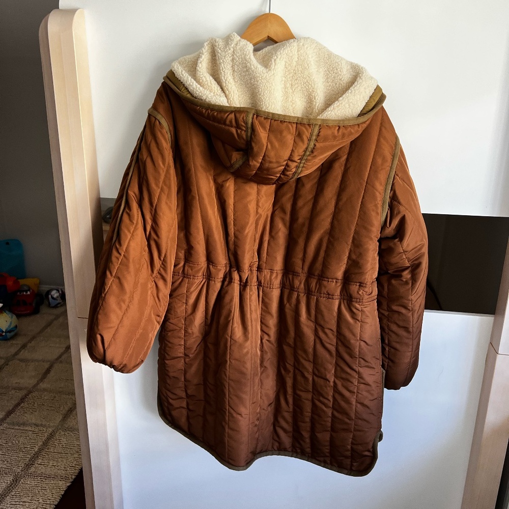 DÔEN Fauna Coat - S/M in Cinnamon Bark. EUC with removed tags. - Picture 2 of 6